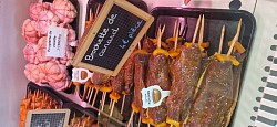 Brochette canard