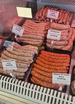 Saucisses volailles