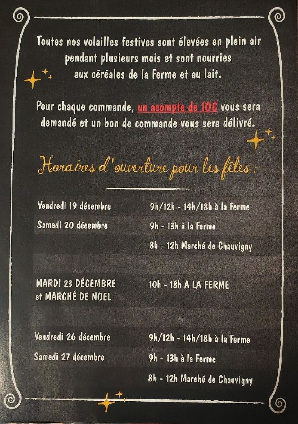 Fêtes 2025